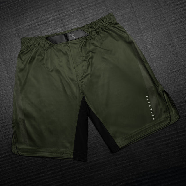 Hayabusa MMA Shorts Core Long - Dark Green