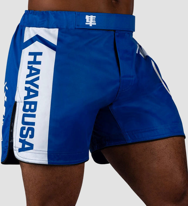 Hayabusa MMA Shorts Icon – Blue/White