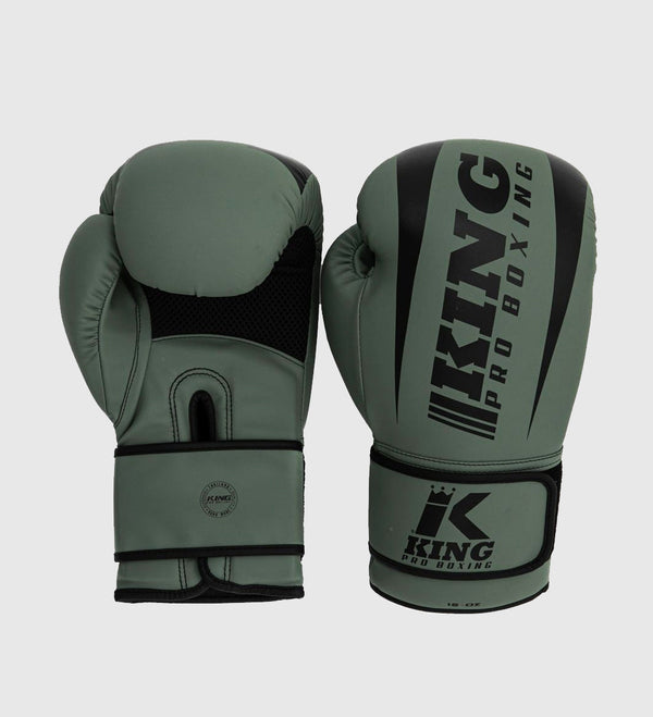 King Pro Boxing Boxing gloves Revo – Khaki Green/Black