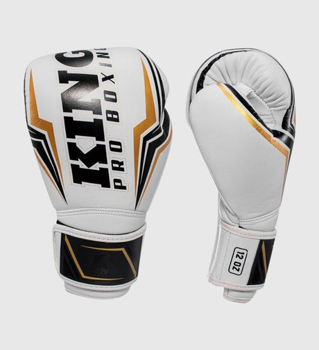 King Boxing gloves Thor – White/Black/Gold – Boxing gloves
