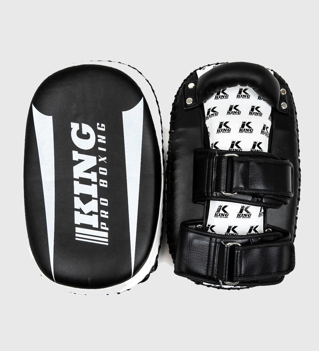King Pro Boxing Thai Pads Revo – Black/White – Kick & punch pads