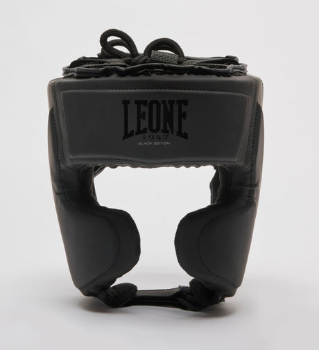 Leone Head guard 'Black Edition' – Black/Black – Head guards
