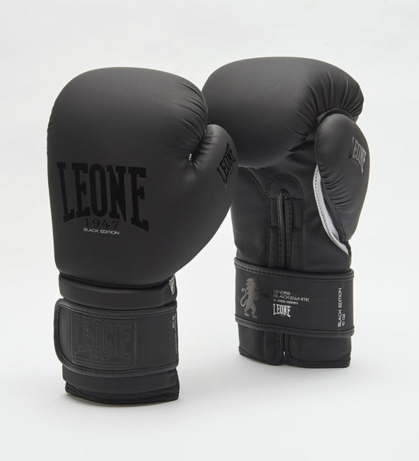 Leone Boxing Gloves GN059 - Black/Black