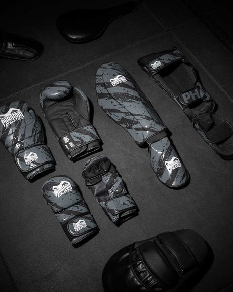 Phantom Athletics Skinnebensbeskyttere Camo Tiger - Grå