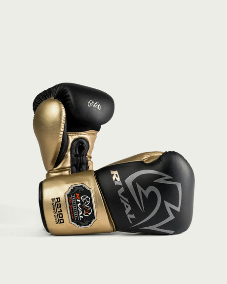 Rival Bokshandschoenen Professional RS100 - Zwart/Goud