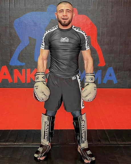 Phantom Athletics Rashguard EVO Apex Krátké rukávy – Černý