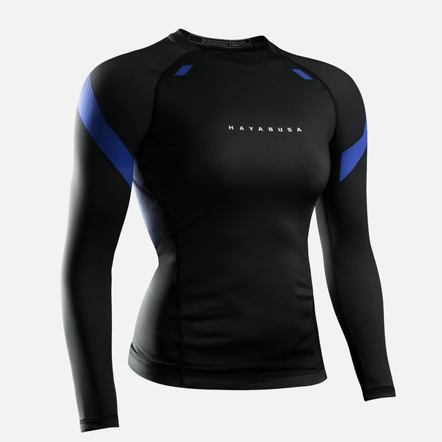 Hayabusa Rashguard Pro Ranked Long Sleeve Women's – Blue