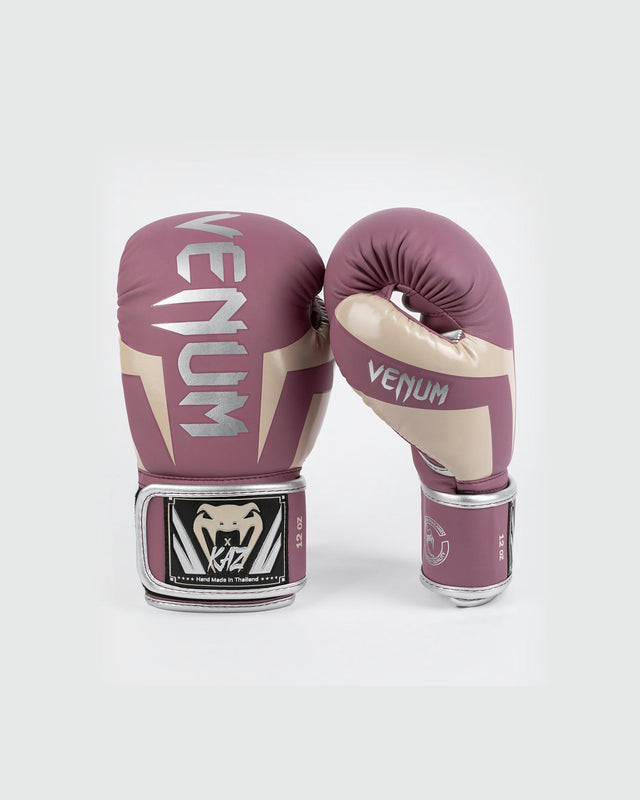 Venum Bokshandschoenen x Kaz - Donkerorchidee/Zilver