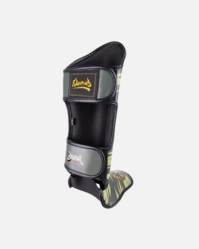 8 WEAPONS Shin guards Beastial Viper – Khaki
