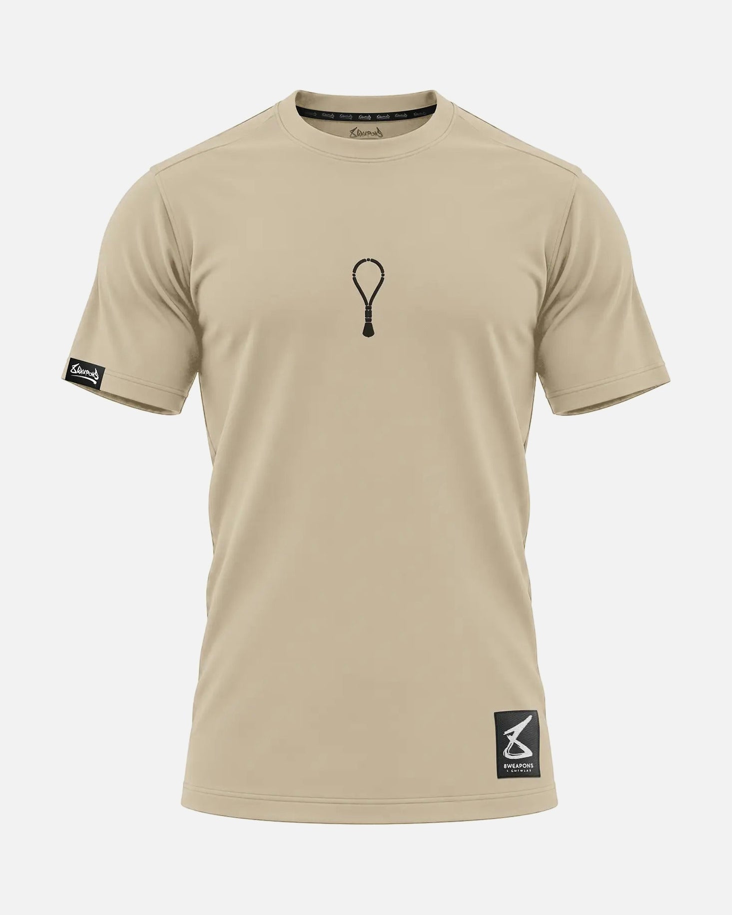 8 WEAPONS T-Shirt Mongkol - Zand/Zwart