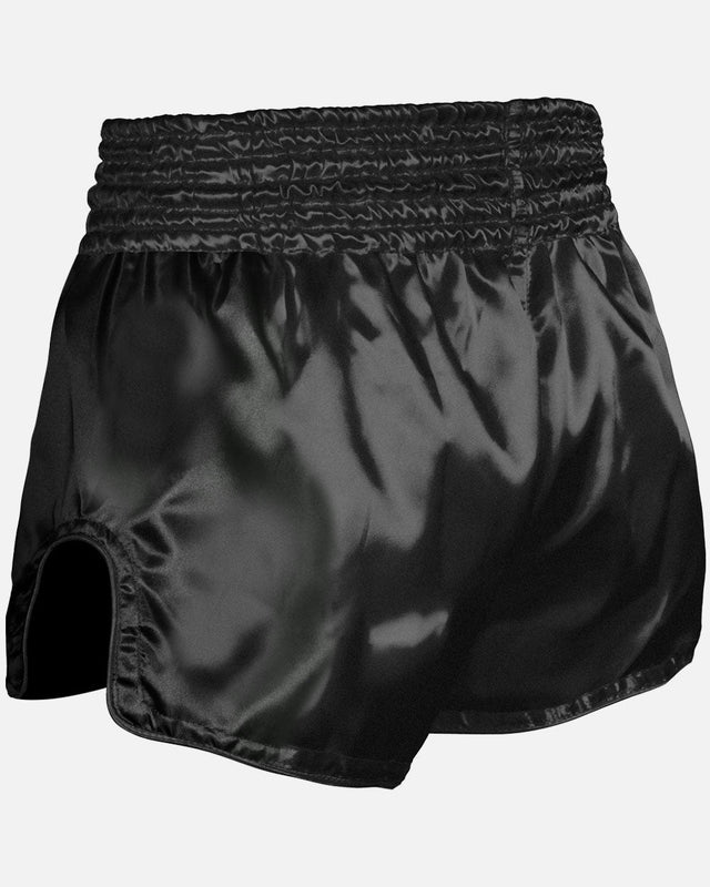 Calções de Muay Thai 8 WEAPONS Strike – Preto/Branco