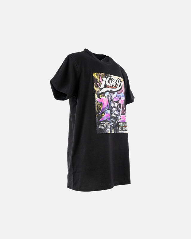 King Pro Boxing T-Shirt Comic – Black