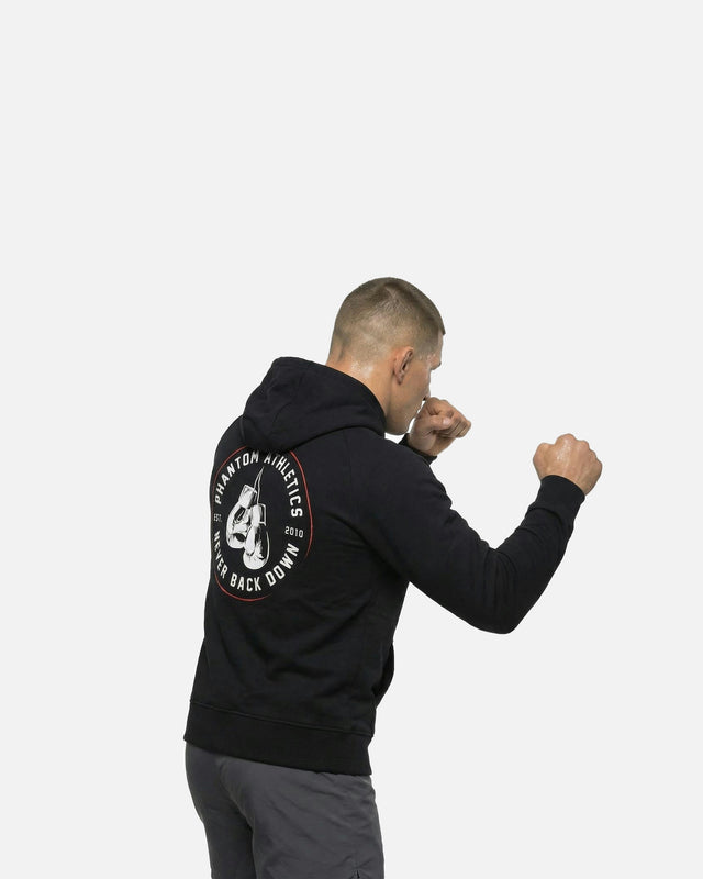 Phantom Athletics Hoodie Never Back Down - Black