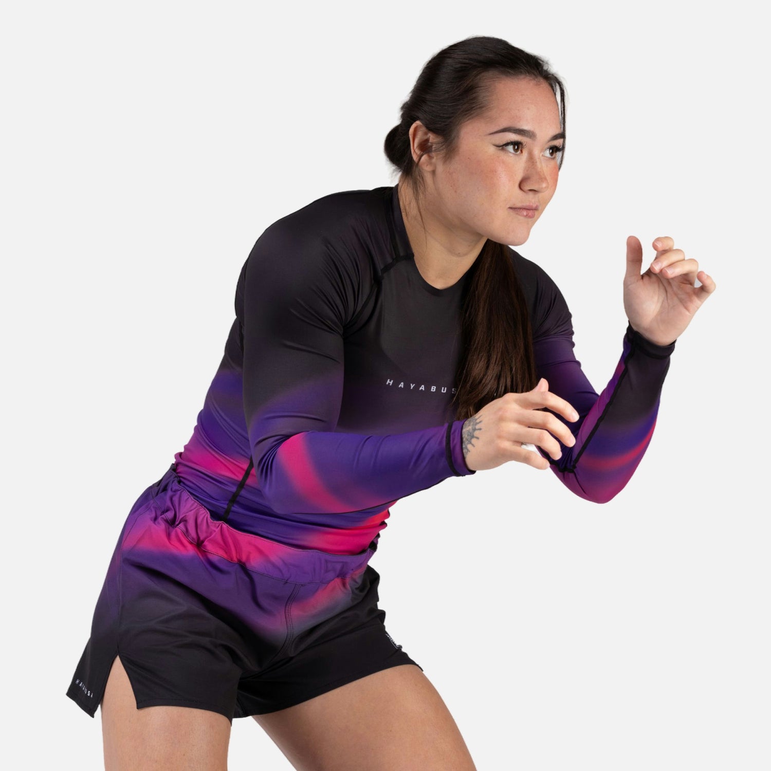 Hayabusa MMA Shorts Apex Nova Lightweight Dames - Paars