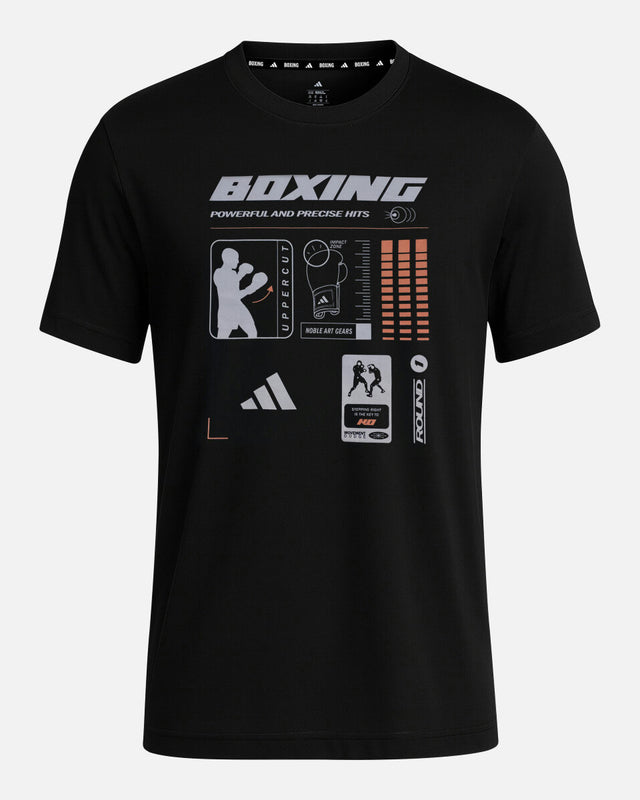 Adidas Boxing Graphic Line T-Shirt – Black