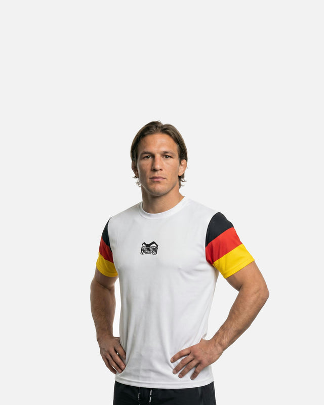 Phantom Athletics T-Shirt EVO+ Team Germany – White/Black/Red/Gold