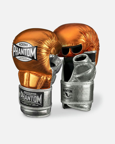 Luvas de MMA Phantom Athletics Mexico – Laranja/Prata