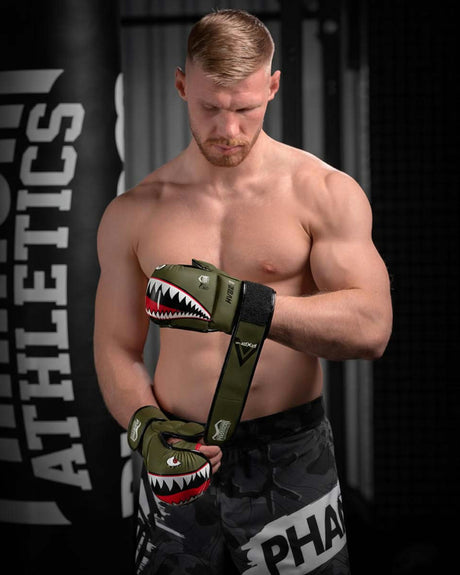 Gants de MMA Phantom Athletics Fight Squad – Vert militaire