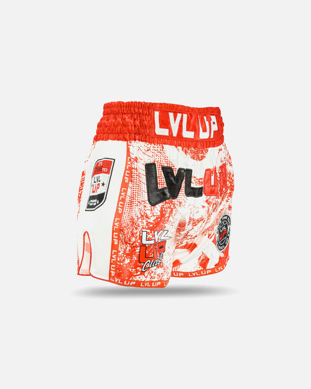 LVL UP Muay Thai Shorts Stadium – Red