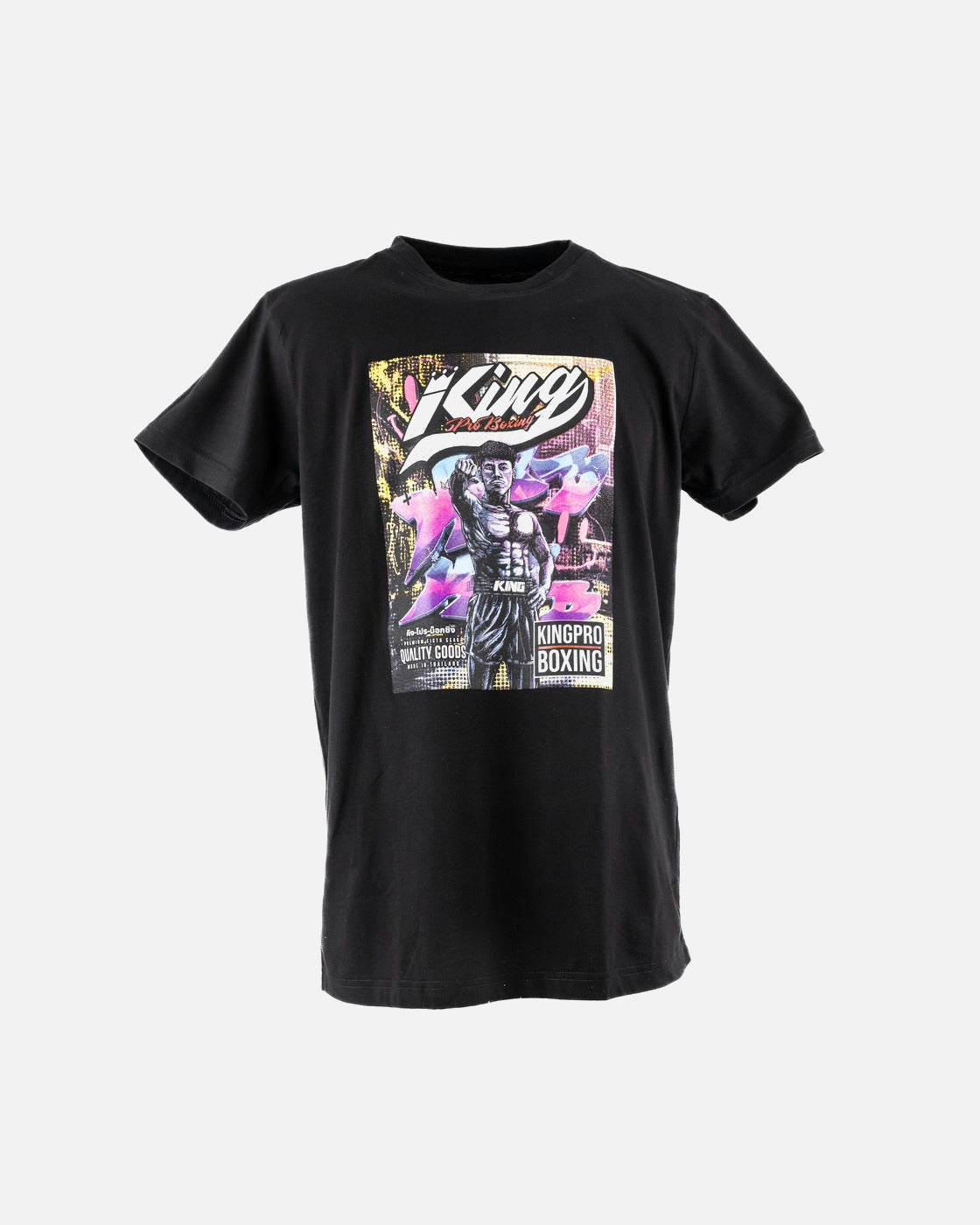 King Pro Boxing T-Shirt Comic – Black