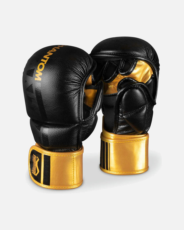 Phantom Athletics MMA Gloves APEX – Black/Gold