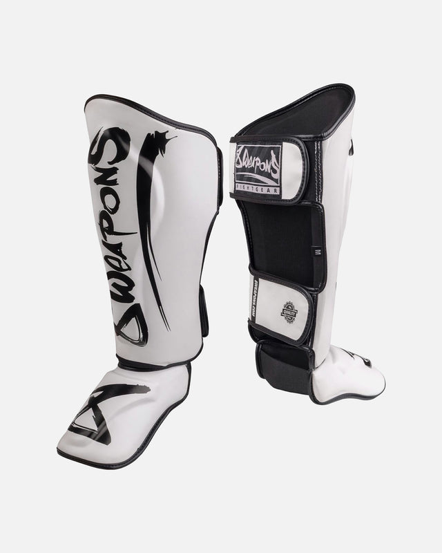8 WEAPONS Shin guards Unlimited 2.0 – White/Black