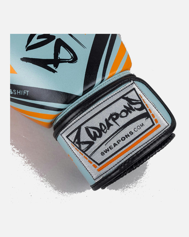 8 WEAPONS Boxing gloves Shift – Ice Grey/Orange