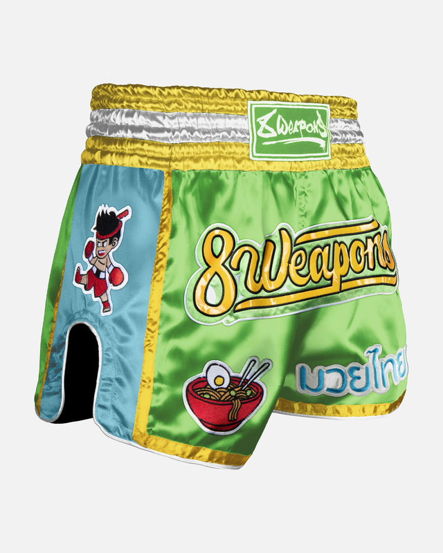 8 WEAPONS Muay Thai Shorts Yummy – Green