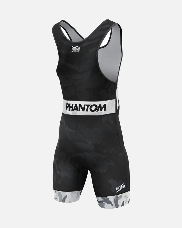Phantom Athletics Wrestling Singlet Warfare – Black/Winter Camo