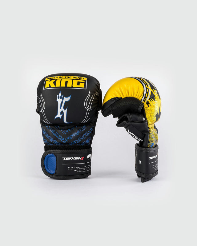 Luvas de MMA Venum x TEKKEN 8 King – Preto/Amarelo