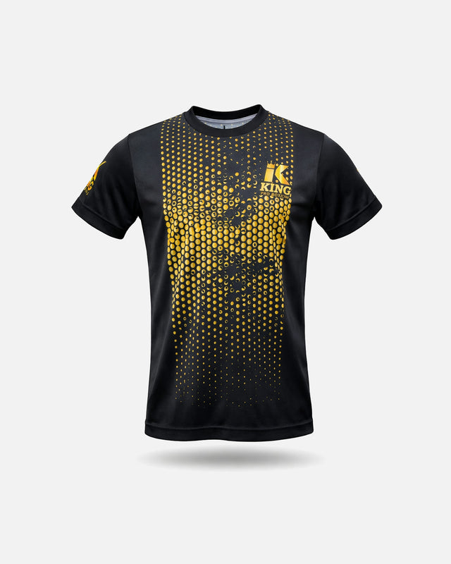 King Pro Boxing T-Shirt Hexagon 2 Kids – Black