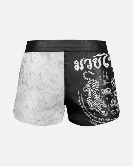 Phantom Athletics Muay Thai-shorts Fusion – Svart/Vit