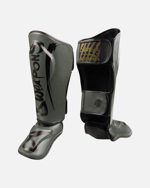 8 WEAPONS Shin guards Unlimited 2.0 – Olive/Black