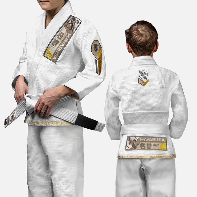 Hayabusa BJJ Gi Ascend Kids – White