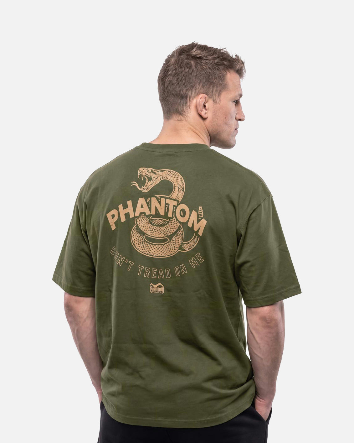 Phantom Athletics T-Shirt DON'T TREAD ON ME Oversize Heavy - Leger