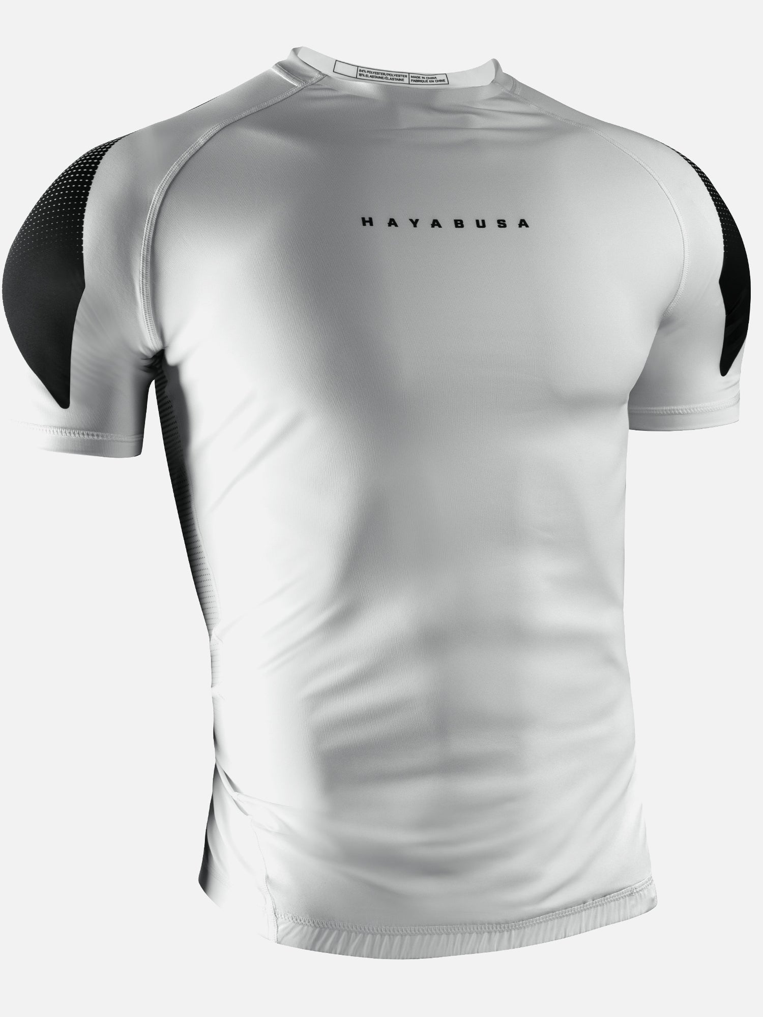 Hayabusa Rashguard Pro Ranked Short Sleeve – White