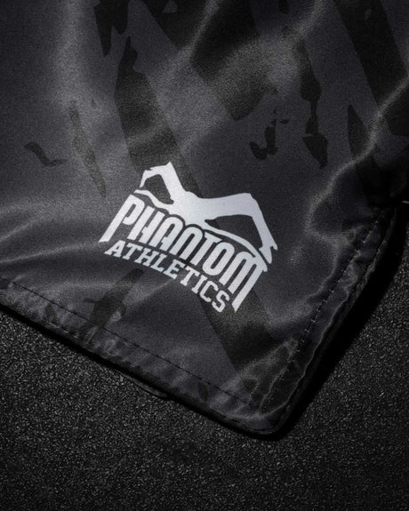 Calções de Muay Thai Phantom Athletics Tiger Camo – Cinzento