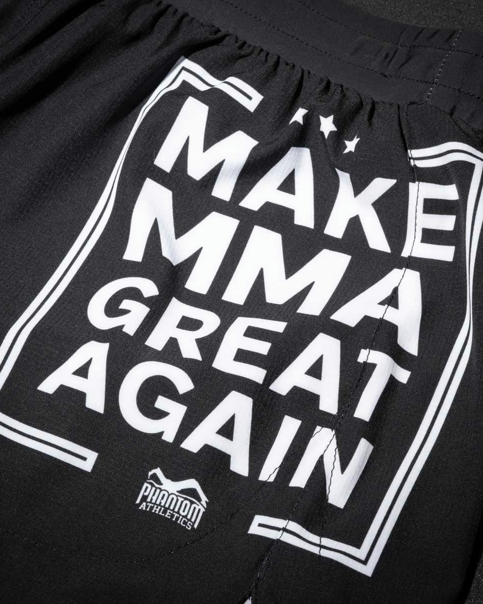Phantom Athletics MMA Shorts Fusion-R Make MMA Great Again – Black