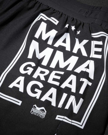 Phantom Athletics MMA Shorts Fusion-R Make MMA Great Again – Black