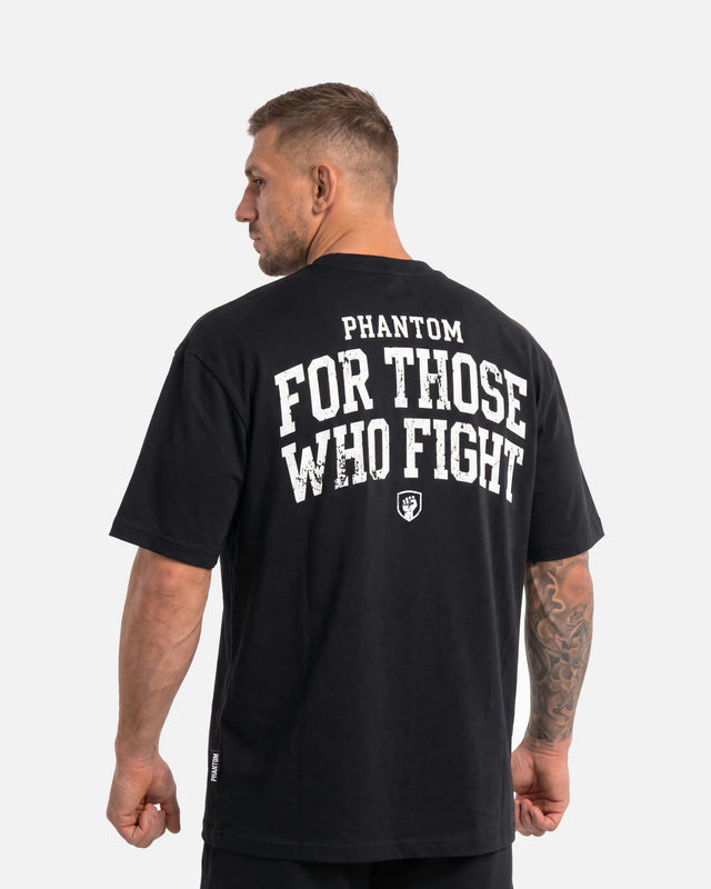 Phantom Athletics T-Shirt FOR THOSE WHO FIGHT – Black