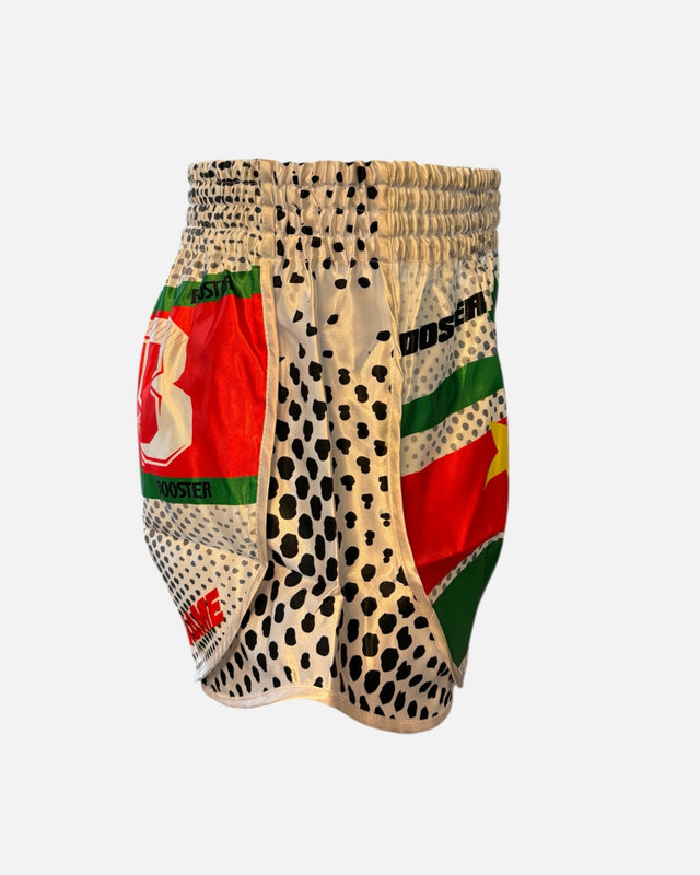 Pantaloni scurți Muay Thai Booster Suriname – Alb