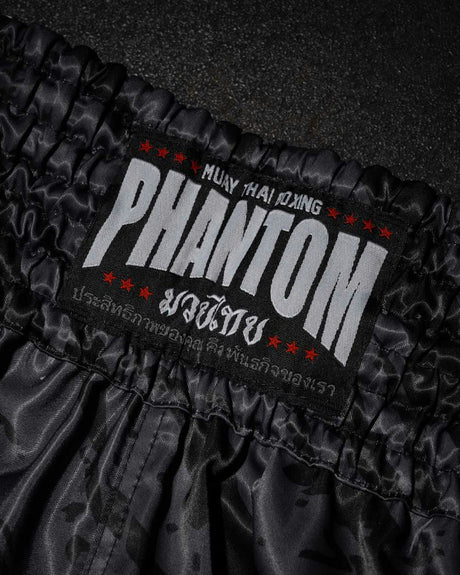 Calções de Muay Thai Phantom Athletics Tiger Camo – Cinzento