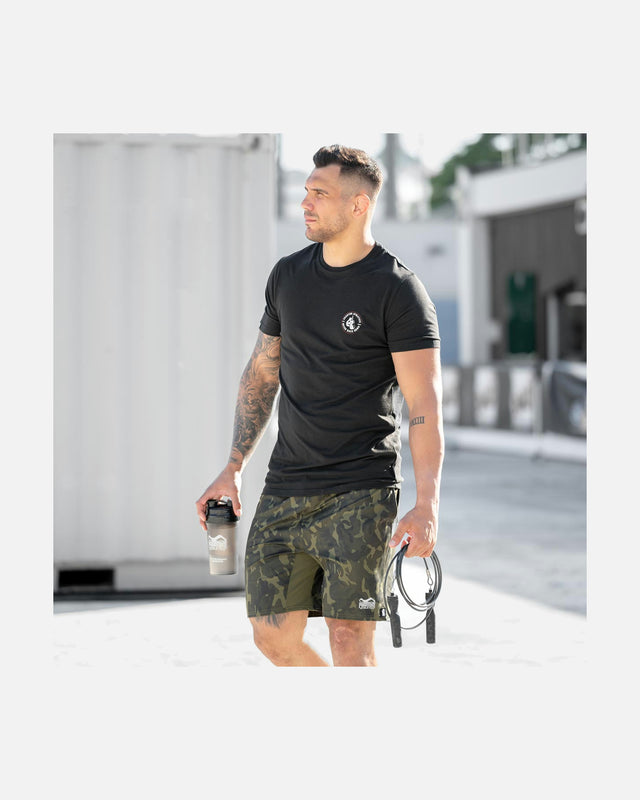 Phantom Athletics T-Shirt Never Back Down – Black