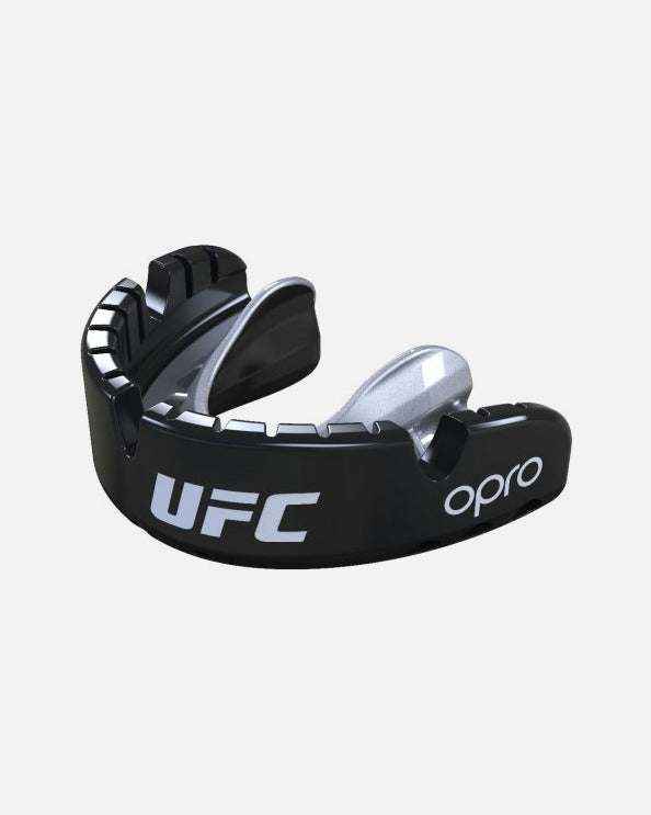 OPRO Mouthguard Gold Braces - Black