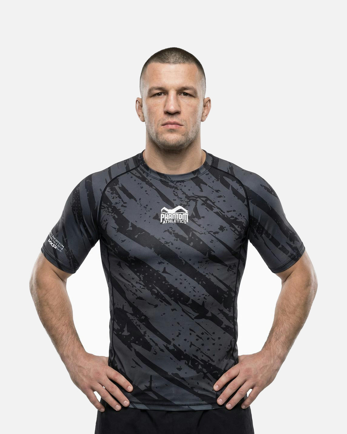 Phantom Athletics Rashguard EVO Camo Tiger – Grey