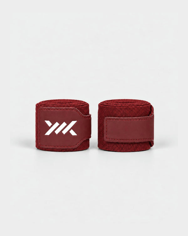 Caged Hand wraps Essential – Burgundy (includes wash bag)