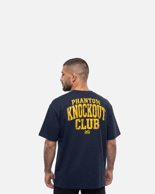 Phantom Athletics T-Shirt Knockout Club Oversize Heavy – Navy Blue