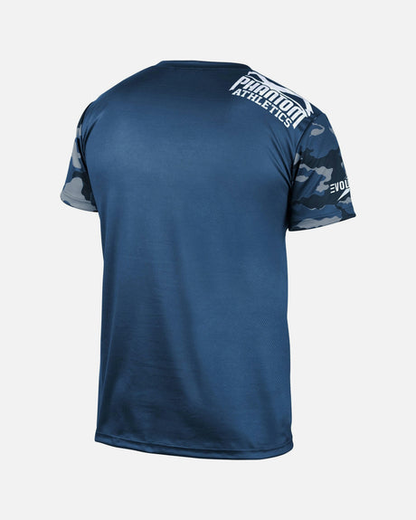 Phantom Athletics Trainingsshirt EVO Warfare – Marineblå Camo