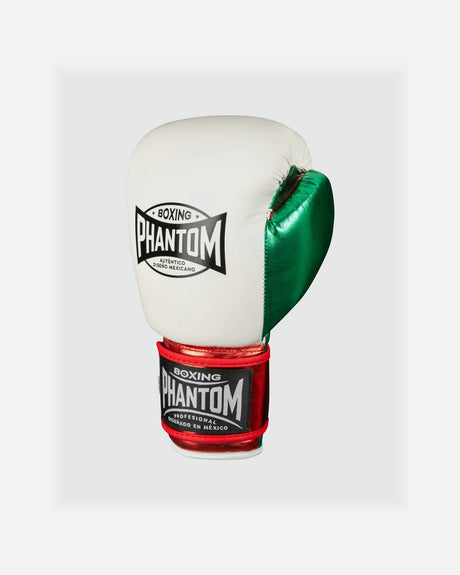 Mănuși de box Phantom Athletics Mexico – Alb/Verde/Roșu