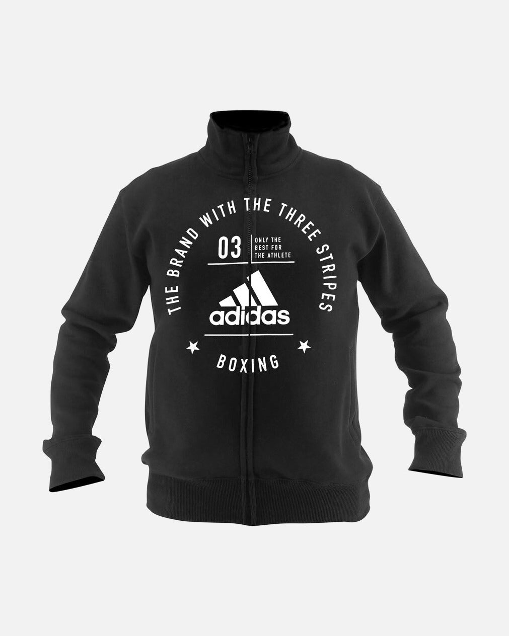 Adidas Community Boxing Training Jacket – Black/White